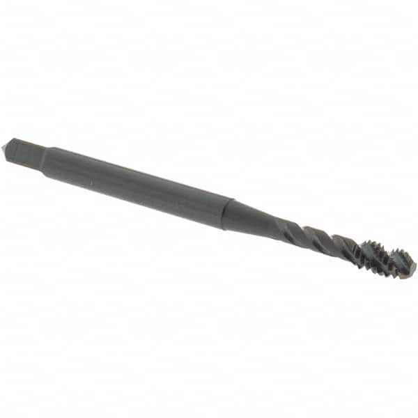 Spiral Flute Tap: #5-40 UNC, 3 Flutes, Bottoming, 2B/3B Class of Fit, Vanadium High Speed Steel, Oxide Coated MPN:0135901