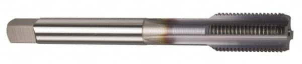 Straight Flute Tap: 1/2-13 UNC, 4 Flutes, Bottoming, 2B Class of Fit, Powdered Metal, TiCN Coated MPN:1005301508