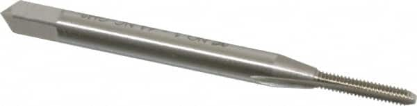 Straight Flute Tap: #1-64 UNC, 2 Flutes, Bottoming, 2B Class of Fit, High Speed Steel, Bright/Uncoated MPN:1008000