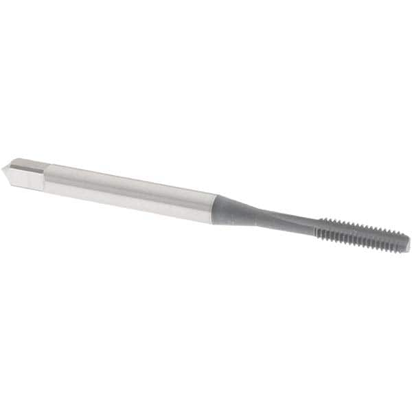 Straight Flute Tap: #4-48 UNF, 3 Flutes, Bottoming, 2B Class of Fit, High Speed Steel MPN:1012602