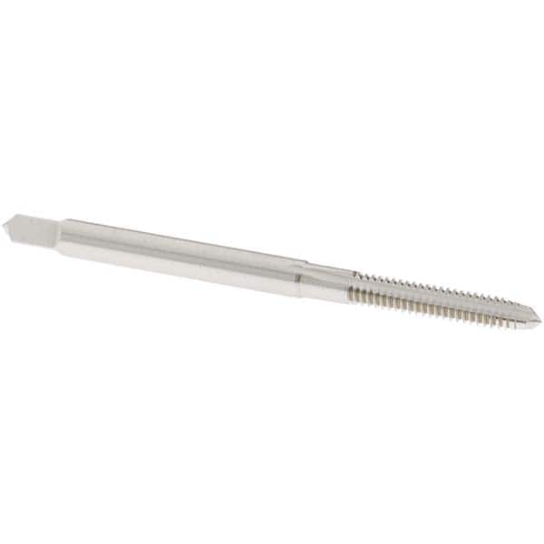 Straight Flute Tap: #5-40 UNC, 3 Flutes, Plug, 2B/3B Class of Fit, High Speed Steel, Bright/Uncoated MPN:1013100