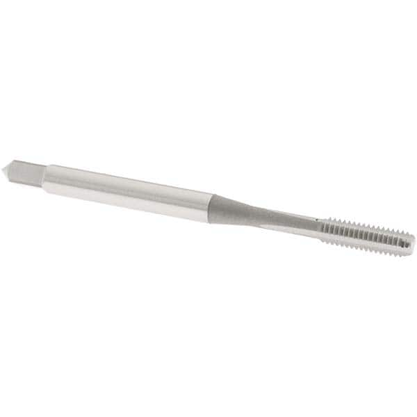 Straight Flute Tap: #5-44 UNF, 3 Flutes, Bottoming, 2B Class of Fit, High Speed Steel, Bright/Uncoated MPN:1013500