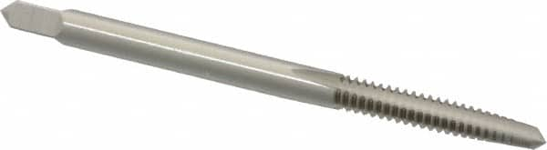 Straight Flute Tap: #6-32 UNC, 3 Flutes, Taper, 3B Class of Fit, High Speed Steel, Bright/Uncoated MPN:1013600