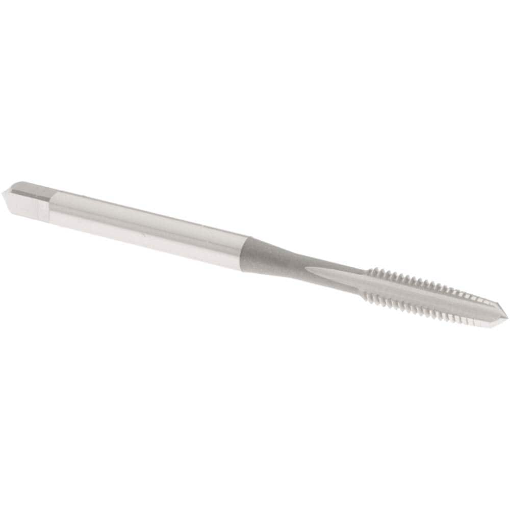 Straight Flute Tap: #6-40 UNF, 3 Flutes, Taper, 2B/3B Class of Fit, High Speed Steel, Bright/Uncoated MPN:1013900