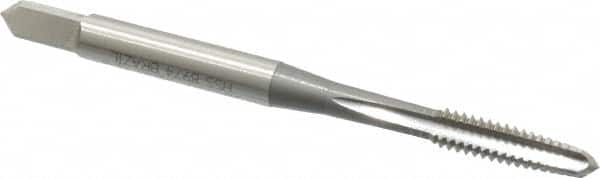 Straight Flute Tap: #8-32 UNC, 4 Flutes, Taper, 3B Class of Fit, High Speed Steel, Bright/Uncoated MPN:1014200