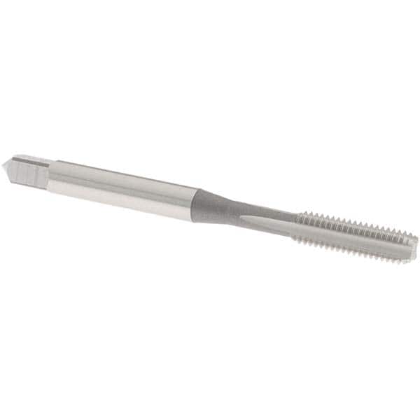 Straight Flute Tap: #10-32 UNF, 4 Flutes, Bottoming, 2B Class of Fit, High Speed Steel, Bright/Uncoated MPN:1025300