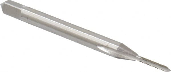 Straight Flute Tap: #00-90 UNC, 2 Flutes, Bottoming, High Speed Steel, Bright/Uncoated MPN:1040000