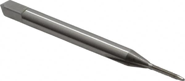 Straight Flute Tap: #00-96 UNC, 2 Flutes, Plug, High Speed Steel, Bright/Uncoated MPN:1060000