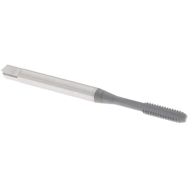 Straight Flute Tap: #4-40 UNC, 2 Flutes, Bottoming, 2B/3B Class of Fit, High Speed Steel MPN:1066402