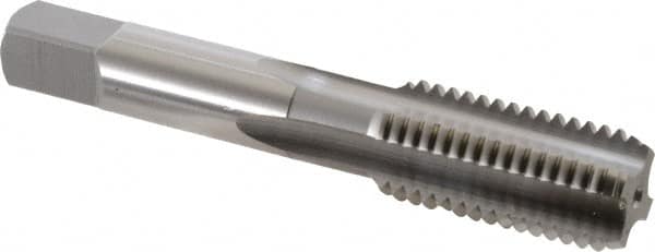 Straight Flute Tap: 3/4-10 UNC, 4 Flutes, Bottoming, High Speed Steel, Bright/Uncoated MPN:1066500