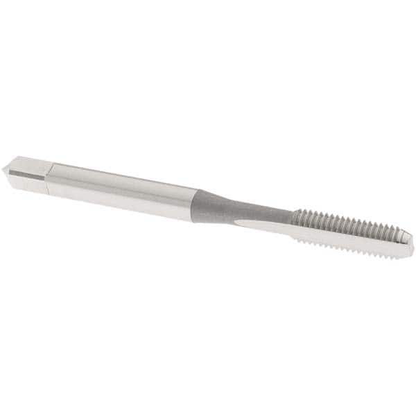 Straight Flute Tap: #10-32 UNF, 2 Flutes, Bottoming, 3B Class of Fit, High Speed Steel, Bright/Uncoated MPN:1069400