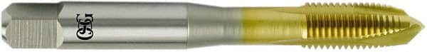 Spiral Point Tap: #10-32 UNF, 3 Flutes, Plug, Vanadium High Speed Steel, TiN Coated MPN:1101506205