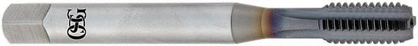 Straight Flute Tap: M10x1.00 Metric Fine, 5 Flutes, Modified Bottoming, Powdered Metal, TiCN Coated MPN:1105100908