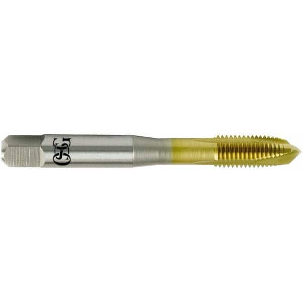 Spiral Point Tap: M10x1.25 Metric Fine, 3 Flutes, Plug, Vanadium High Speed Steel, TiN Coated MPN:1111504805