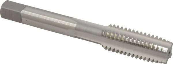 Straight Flute Tap: 1/2-13 UNC, 4 Flutes, Plug, High Speed Steel, Bright/Uncoated MPN:1112500