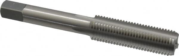 Straight Flute Tap: 7/16-20 UNF, 4 Flutes, Bottoming, High Speed Steel, Bright/Uncoated MPN:1122300