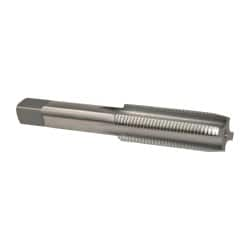 Straight Flute Tap: 9/16-18 UNF, 4 Flutes, Plug, High Speed Steel, Bright/Uncoated MPN:1123400