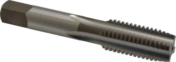 Straight Flute Tap: 3/4-10 UNC, 4 Flutes, Plug, High Speed Steel, Bright/Uncoated MPN:1124900