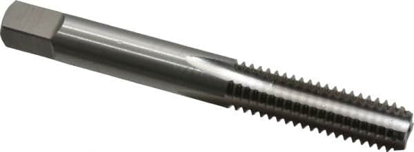 Straight Flute Tap: 5/16-18 UNC, 4 Flutes, Bottoming, 2B Class of Fit, High Speed Steel, Bright/Uncoated MPN:1140800