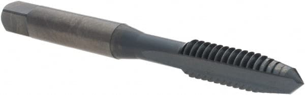 Straight Flute Tap: 1/4-20 UNC, 2 Flutes, Plug, 3B Class of Fit, High Speed Steel, Oxide Coated MPN:1195101