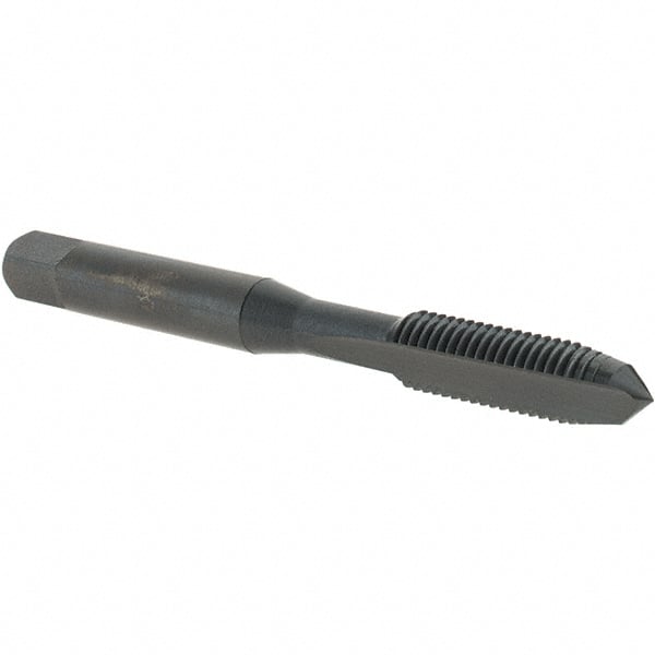 Straight Flute Tap: 1/4-28 UNF, 2 Flutes, Plug, 3B Class of Fit, High Speed Steel, Oxide Coated MPN:1195401