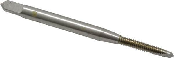 Spiral Point Tap: #3-48 UNC, 2 Flutes, Plug, 3B Class of Fit, High Speed Steel, Bright Finish MPN:1201000