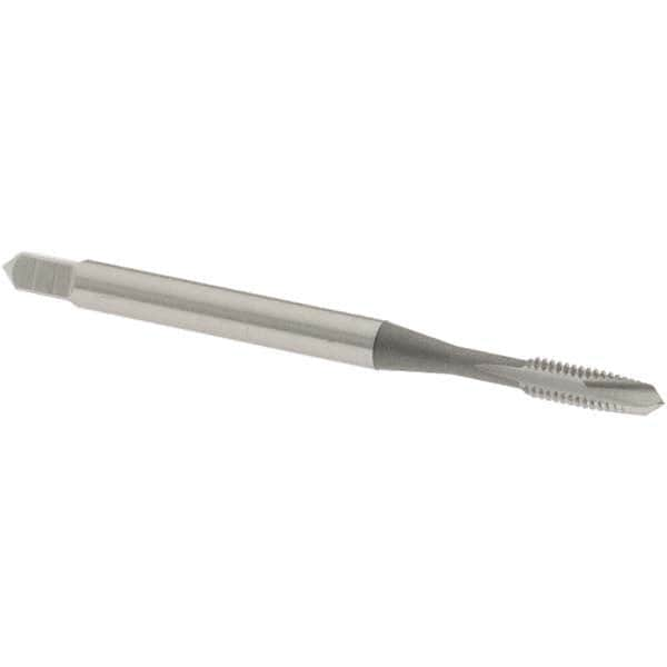 Spiral Point Tap: #4-48 UNF, 2 Flutes, Plug, 3B Class of Fit, High Speed Steel, Bright Finish MPN:1201600