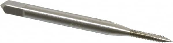 Spiral Point Tap: #1-64 UNC, 2 Flutes, Plug, 2B Class of Fit, High Speed Steel, Bright Finish MPN:1205200