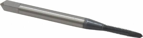 Spiral Point Tap: #2-56 UNC, 2 Flutes, Plug, 2B Class of Fit, High Speed Steel, elektraLUBE Coated MPN:1205602