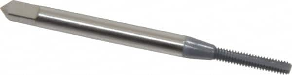 Spiral Point Tap: #2-56 UNC, 2 Flutes, Bottoming, 2B Class of Fit, High Speed Steel, elektraLUBE Coated MPN:1205702