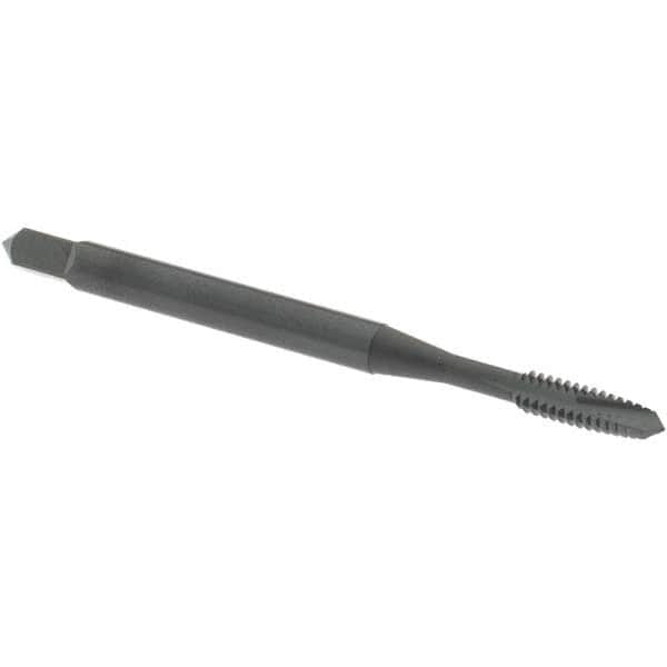 Spiral Point Tap: #4-40 UNC, 2 Flutes, Plug, 2B/3B Class of Fit, High Speed Steel, Oxide Coated MPN:1206401