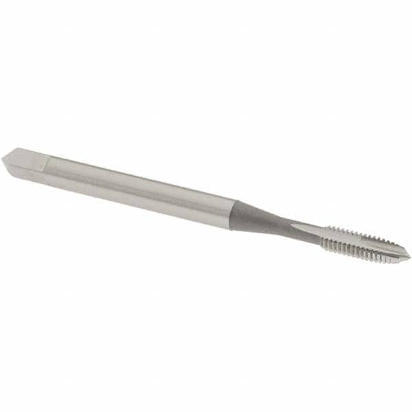 Spiral Point Tap: #4-48 UNF, 2 Flutes, Plug, 2B Class of Fit, High Speed Steel, Bright Finish MPN:1206600