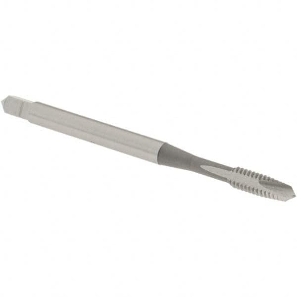 Spiral Point Tap: #5-40 UNC, 2 Flutes, Plug, 2B/3B Class of Fit, High Speed Steel, Bright Finish MPN:1207000