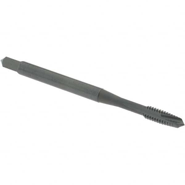 Spiral Point Tap: #5-40 UNC, 2 Flutes, Plug, 2B/3B Class of Fit, High Speed Steel, Oxide Coated MPN:1207001