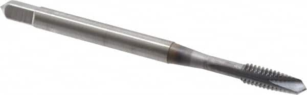 Spiral Point Tap: #5-40 UNC, 2 Flutes, Plug, 2B/3B Class of Fit, High Speed Steel, TiCN Coated MPN:1207008