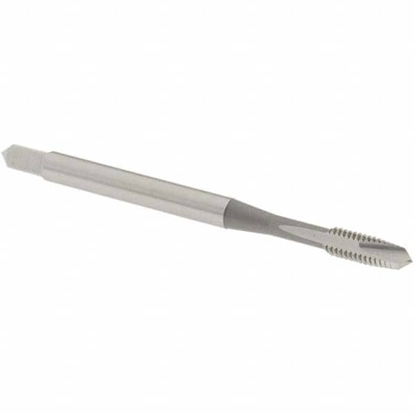 Spiral Point Tap: #5-44 UNF, 2 Flutes, Plug, 2B Class of Fit, High Speed Steel, Bright Finish MPN:1207200