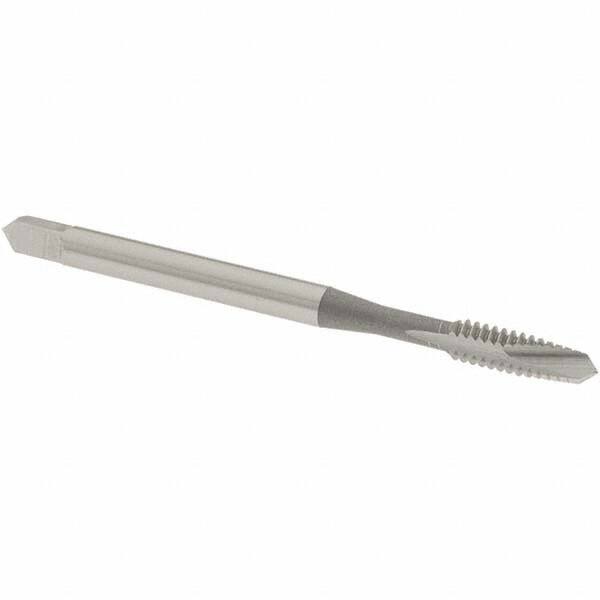 Spiral Point Tap: #6-32 UNC, 2 Flutes, Plug, 3B Class of Fit, High Speed Steel, Bright Finish MPN:1207400