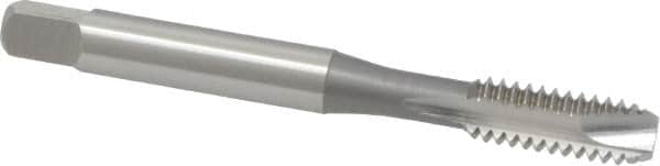 Spiral Point Tap: #8-36 UNF, 2 Flutes, Bottoming, 2B/3B Class of Fit, High Speed Steel, Bright Finish MPN:1208300