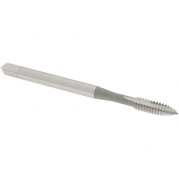 Spiral Point Tap: #6-32 UNC, 2 Flutes, Plug, 2B Class of Fit, High Speed Steel, Bright Finish MPN:1212400