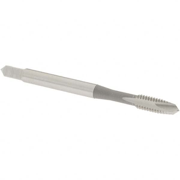 Spiral Point Tap: #8-32 UNC, 2 Flutes, Plug, 2B Class of Fit, High Speed Steel, Bright Finish MPN:1212800