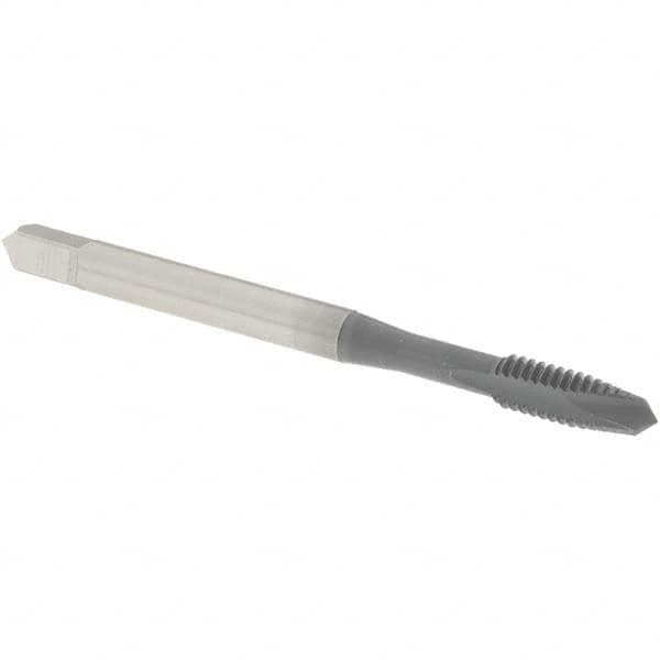 Spiral Point Tap: #8-32 UNC, 2 Flutes, Plug, 2B Class of Fit, High Speed Steel, elektraLUBE Coated MPN:1212802