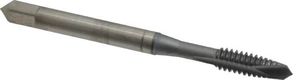 Spiral Point Tap: #10-24 UNC, 2 Flutes, Plug, 2B/3B Class of Fit, High Speed Steel, TiCN Coated MPN:1213408