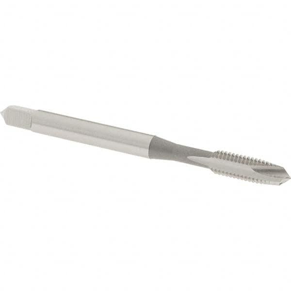 Spiral Point Tap: #10-32 UNF, 2 Flutes, Plug, 2B Class of Fit, High Speed Steel, Bright Finish MPN:1213800