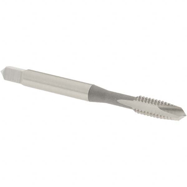 Spiral Point Tap: #12-24 UNC, 2 Flutes, Plug, 2B/3B Class of Fit, High Speed Steel, Bright Finish MPN:1214200