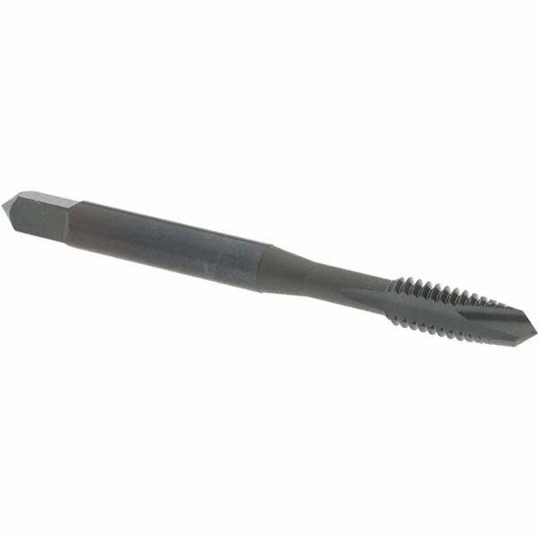 Spiral Point Tap: #12-24 UNC, 2 Flutes, Plug, 2B/3B Class of Fit, High Speed Steel, Oxide Coated MPN:1214201