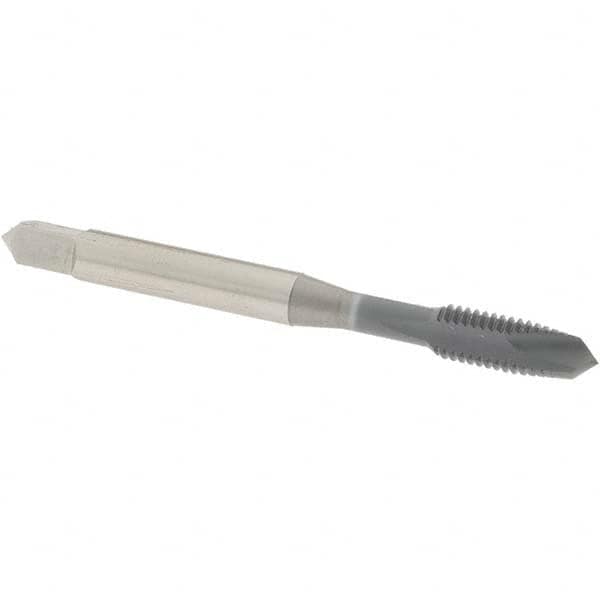 Spiral Point Tap: #12-28 UNF, 2 Flutes, Plug, 2B/3B Class of Fit, High Speed Steel, elektraLUBE Coated MPN:1214402