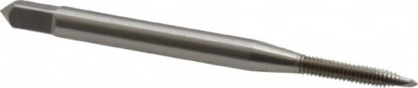 Spiral Point Tap: #2-56 UNC, 2 Flutes, Plug, High Speed Steel, Bright Finish MPN:1215600