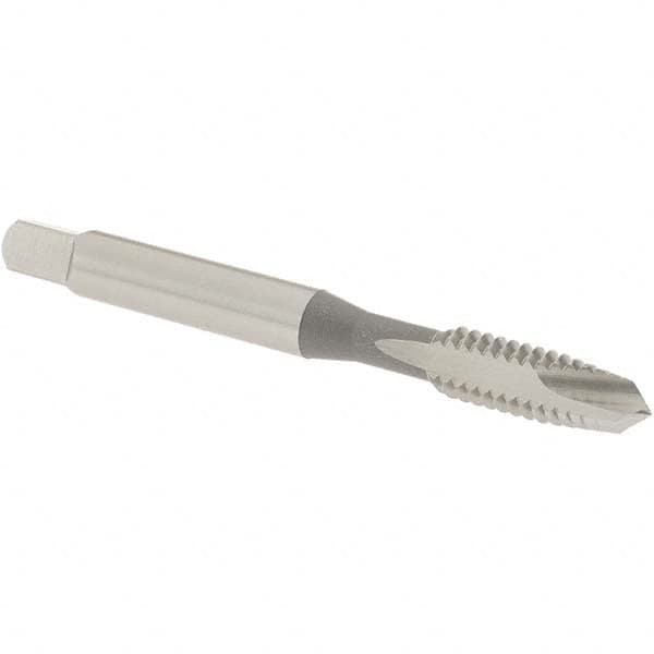 Spiral Point Tap: 1/4-20 UNC, 2 Flutes, Plug, High Speed Steel, Bright Finish MPN:1225000