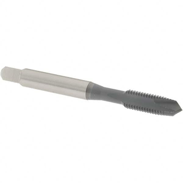 Spiral Point Tap: 1/4-28 UNF, 2 Flutes, Plug, High Speed Steel, elektraLUBE Coated MPN:1225402