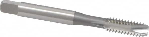 Spiral Point Tap: 1/4-28 UNF, 2 Flutes, Bottoming, High Speed Steel, Bright Finish MPN:1225500